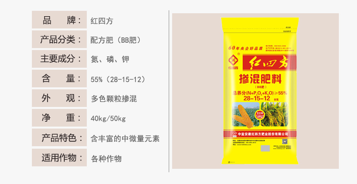 小猪视频官网APP掺混肥料55%（28-15-12）详情