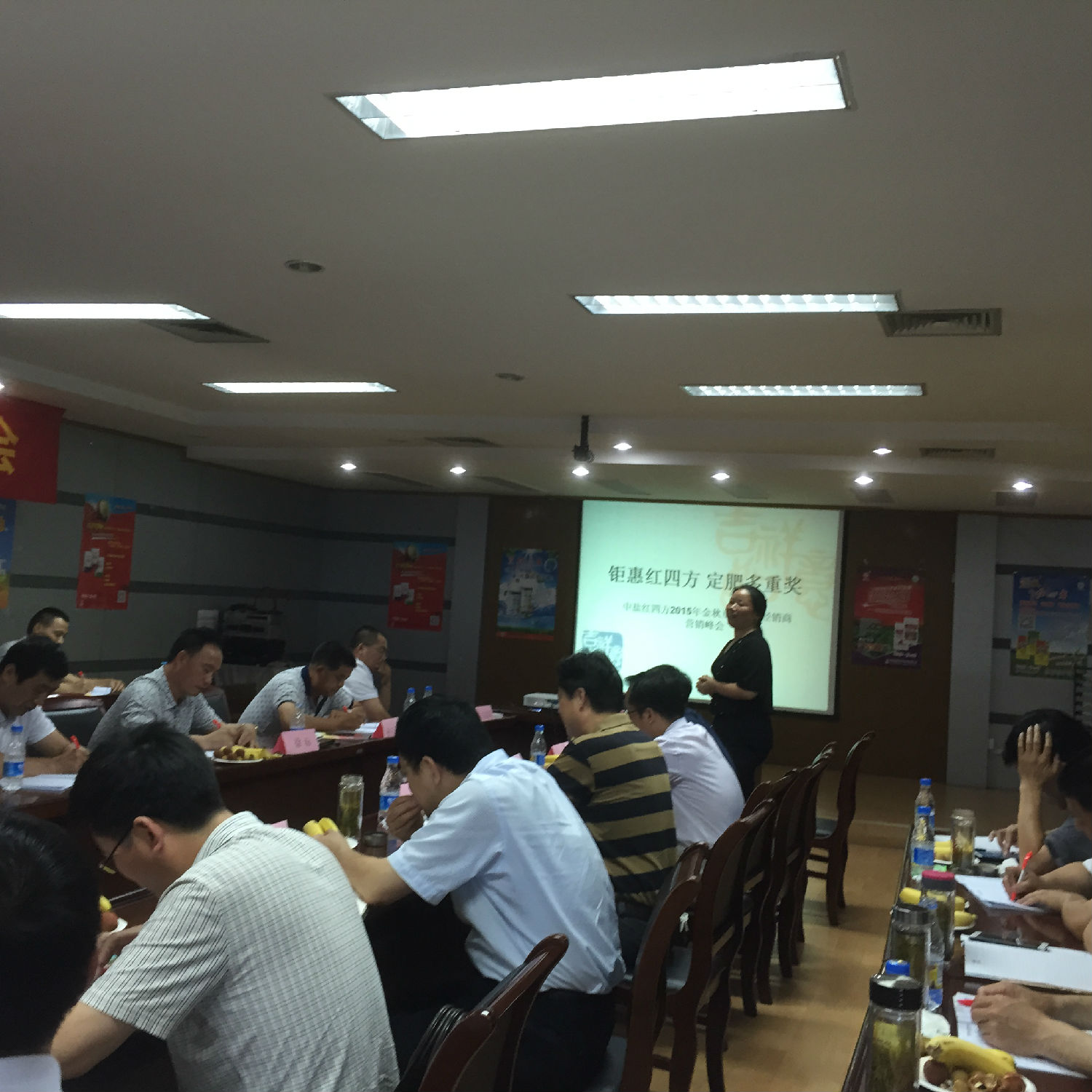 小猪视频官网APP新产品复合肥经理李守芳讲话